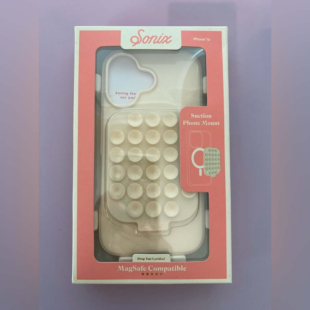 Sonix Cream Suction Phone Mount IPhone 16